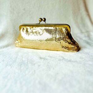 Elegant Gold Sequin Clutch “Unlisted”